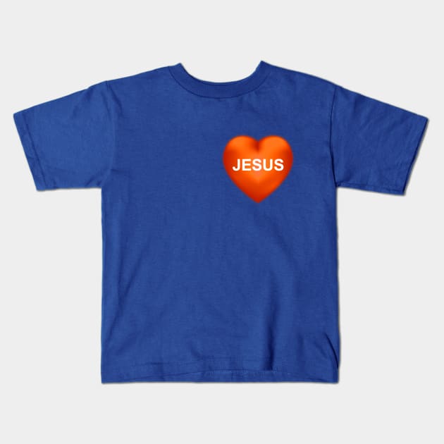 A Heart Like Christ - On the Back of Kids T-Shirt by ShineYourLight